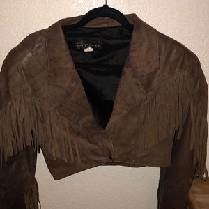 Cropped western jacket